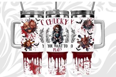Chucky Horror 40oz Tumbler