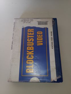 Vintage 1993 Blockbuster video vhs/game case $20