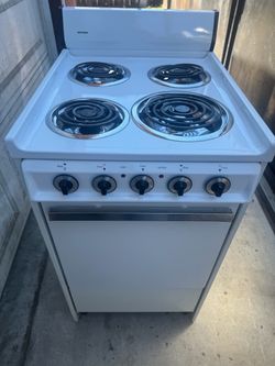 Hotpoint White Electric Coil Range Stove