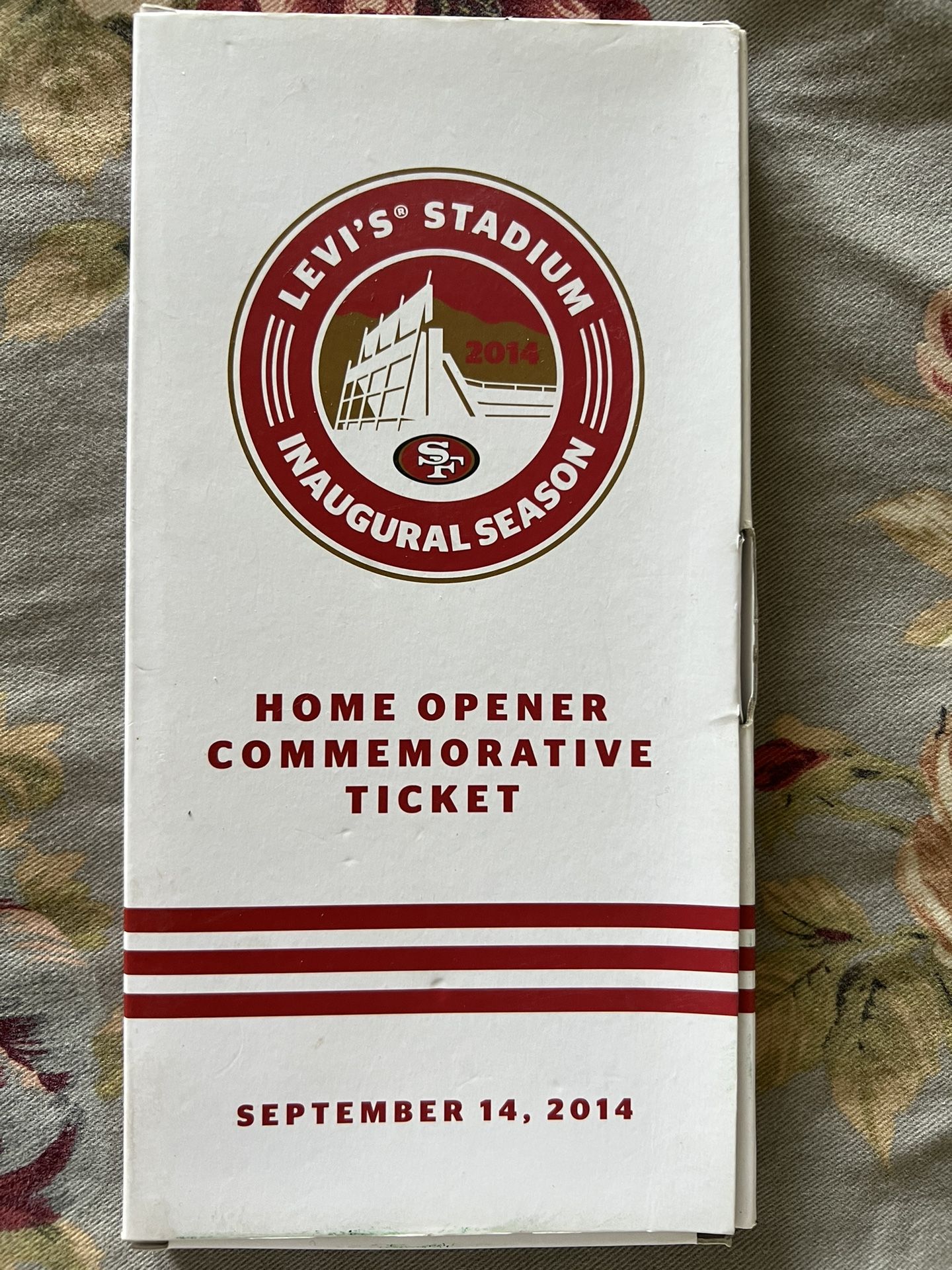 2014 Home Opener Commemorative Ticket