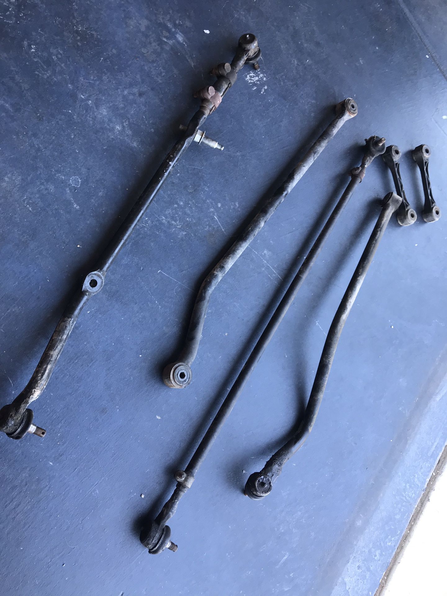 Tie Rod, Drag Lank and Track Bar for a Jeep TJ