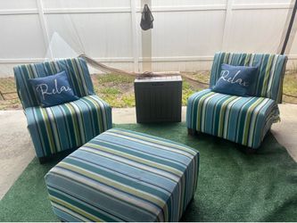small 3 piece patio furniture with pillows