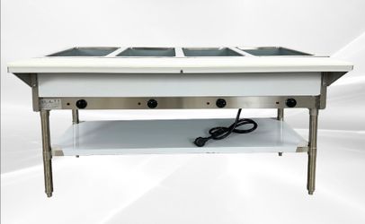 NSF 4 plate warmer and dry steam table 110v NH-4-120