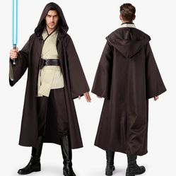 Jedi Knight Costume With Lightsaber 