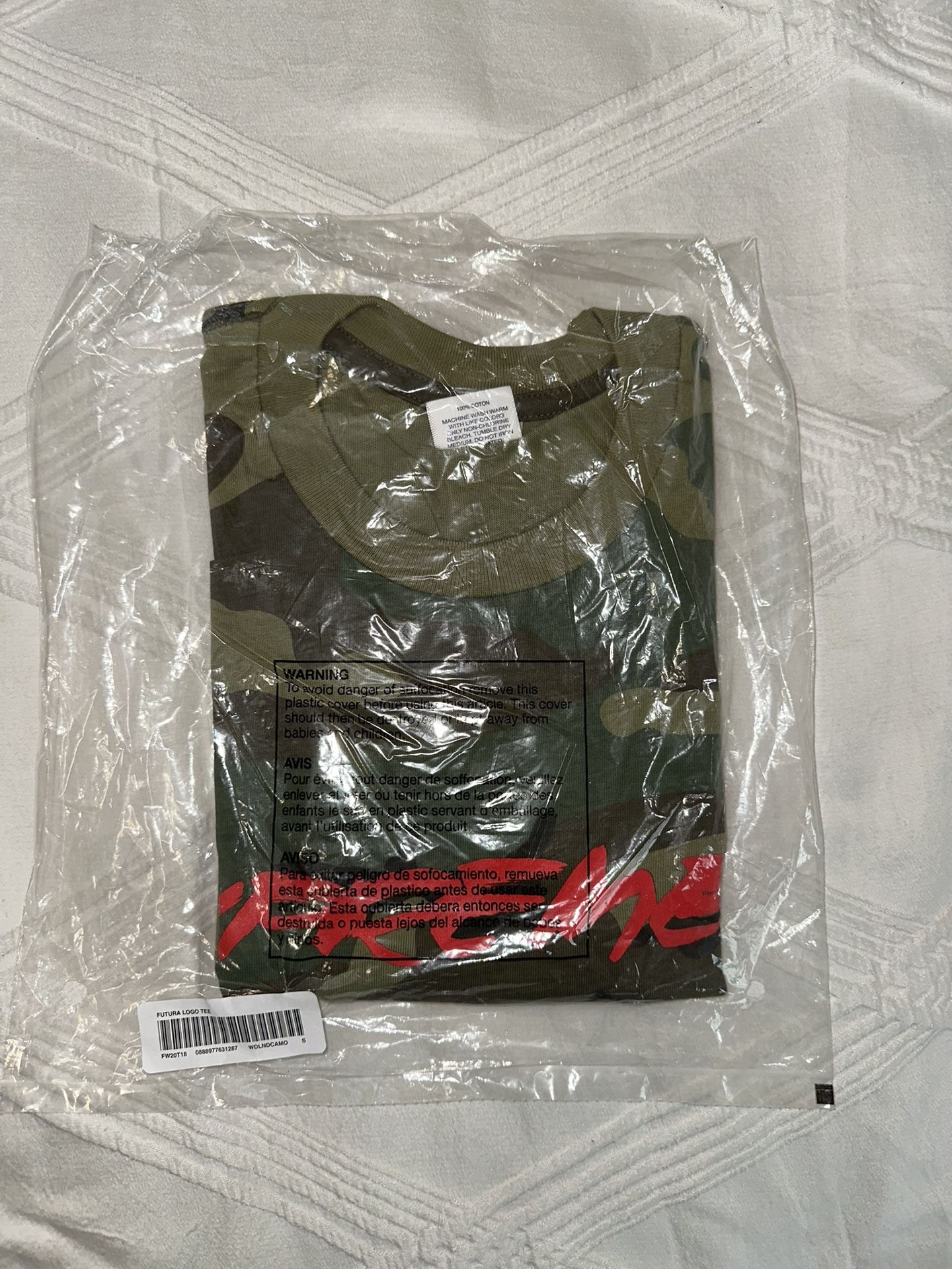 Supreme Futura Logo Tee - Size Small