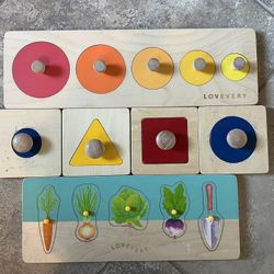 Lovevery Puzzles & Liquid Motion Bubbler Sensory Calming Fidget Toy