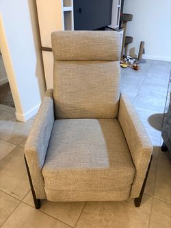 Grey recliner