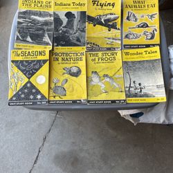 Vintage Unit study books