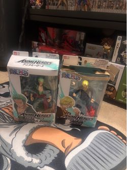 Zoro and Sanji Anime Heroes Figure One Piece