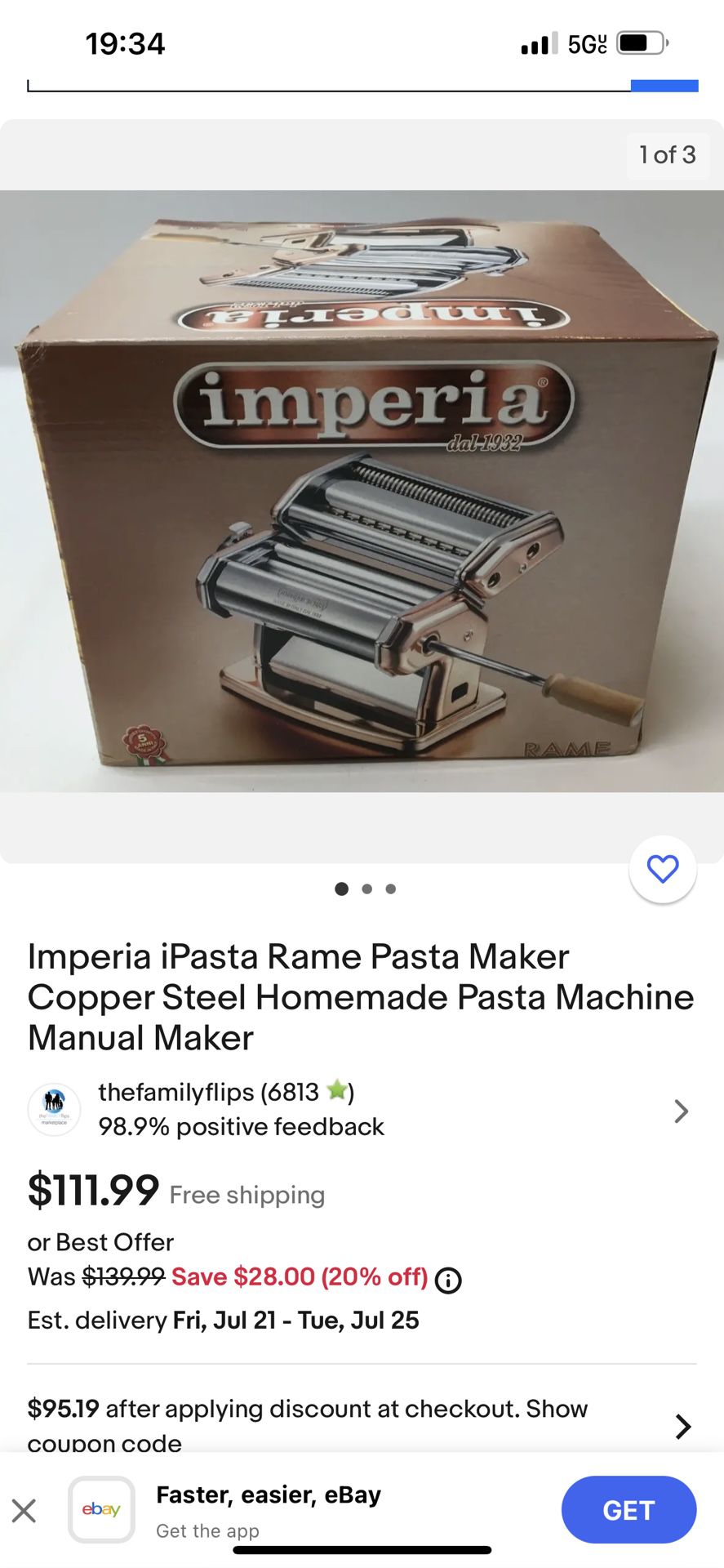Imperia Pasta Machine for Sale in Long Beach, CA - OfferUp