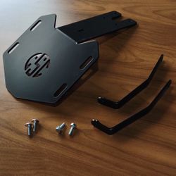 Universal Black Aluminum Motorcycle/ Scooter Rear Rack, Luggage Rack