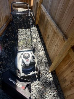 Murray EX550 lawn mower with bag