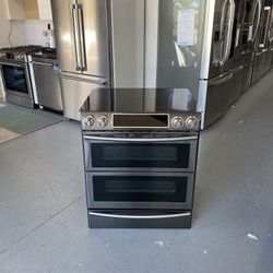 Samsung Stainless Steel Flex Duo Slide-In Range - NE58KWS DS L