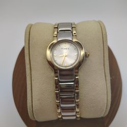 Timex Two Tone Women's Quartz Watch Stainless Steel Bracelet
