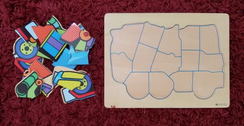 Mighty mixer wood puzzle