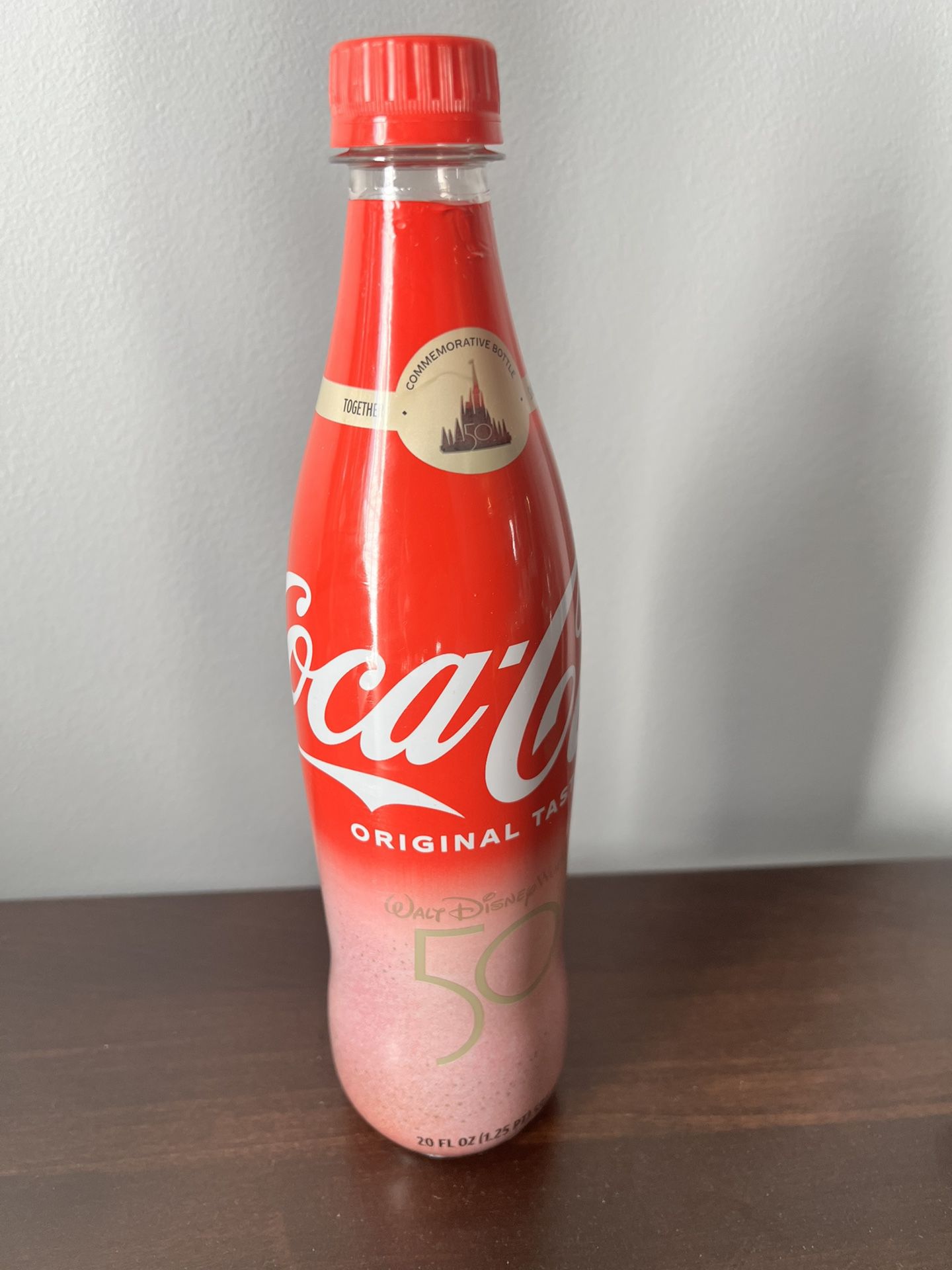 Walt Disney World 50th Anniversary Coca Cola Coke Bottle 