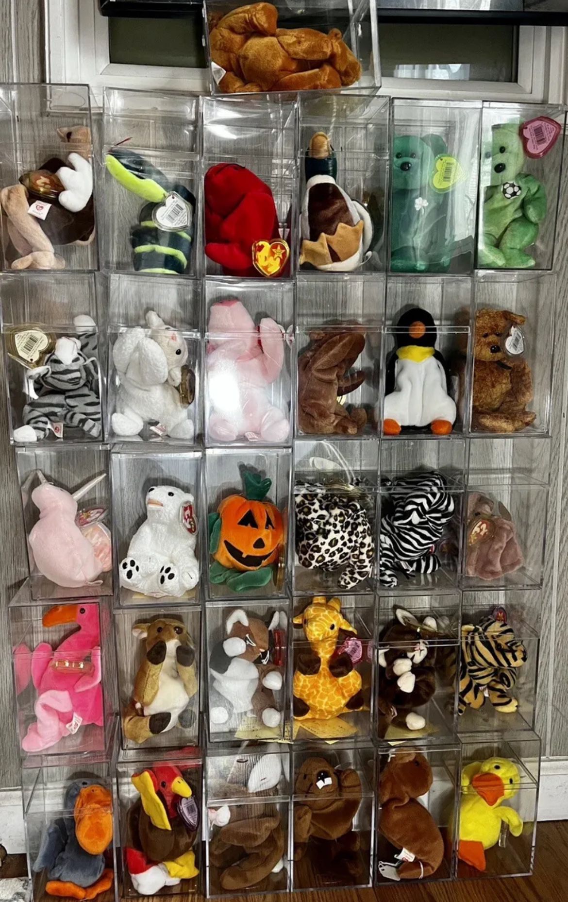 31 Collector TY Beanie Babies  Retired cira 1990s W Errors And PE & PVC