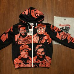 Asaali X Cough Syrup Red Zip Up