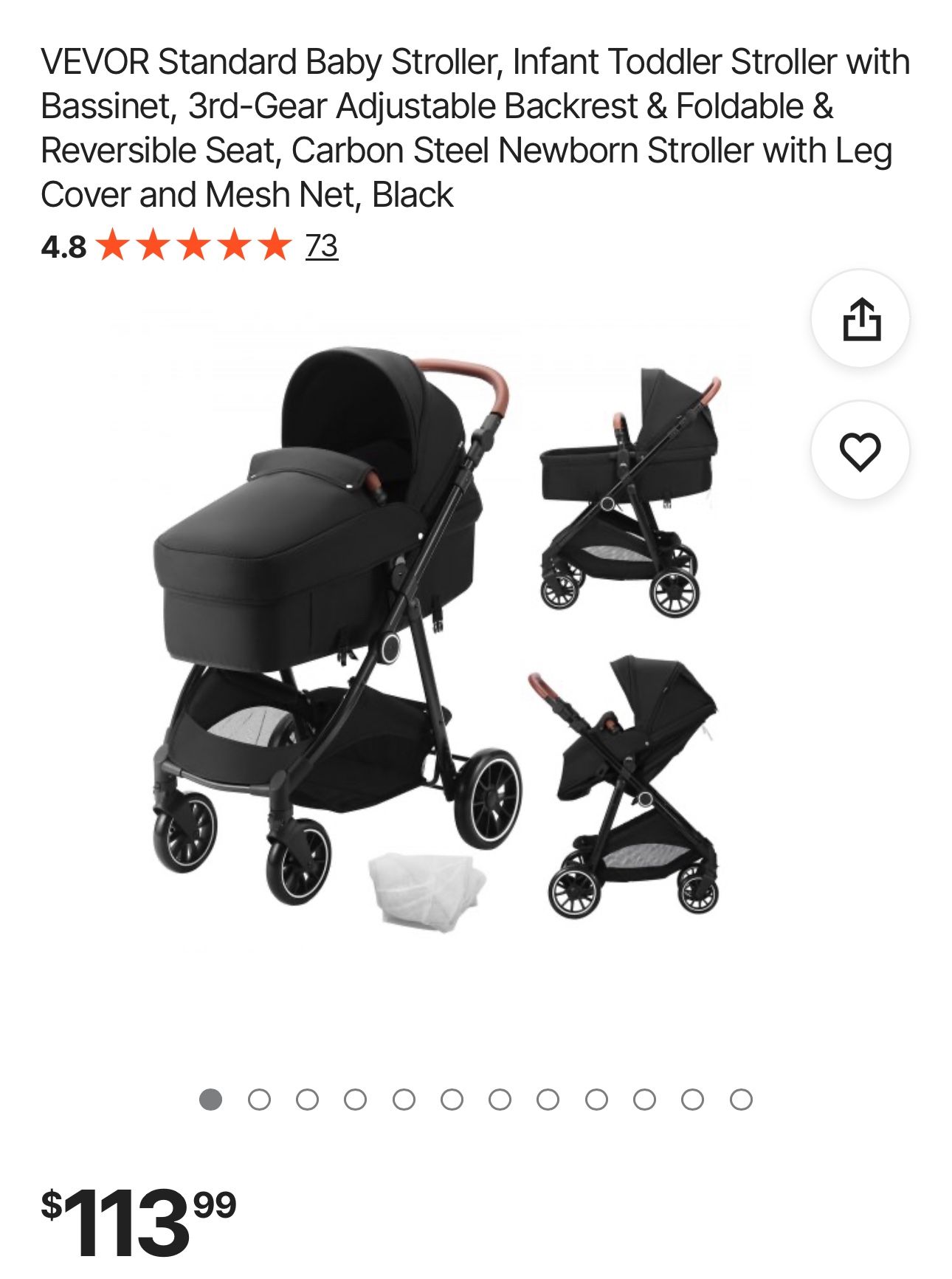 VEVOR Standard Baby Stroller