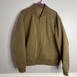 Lululemon Switch Over Bomber Reversible Mens XXL Beige Tan