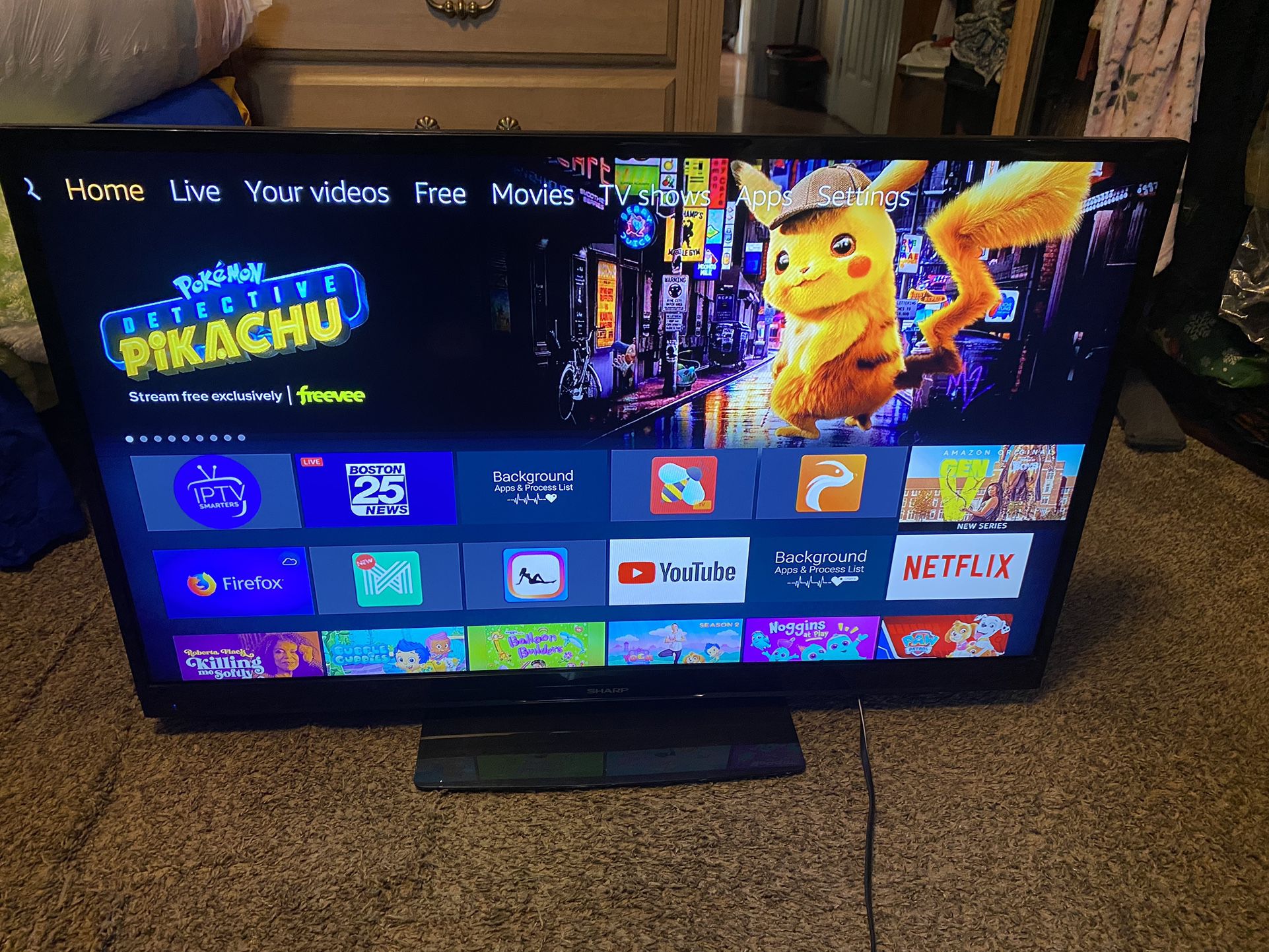 42 Inch Sharp Tv With Fire Stick Unlocked 