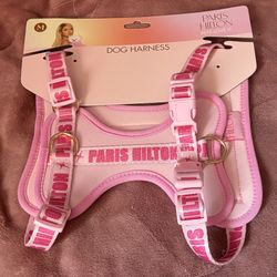 Pink dog harness medium