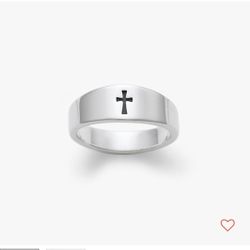 James Avery Small Crosslet Ring size 8