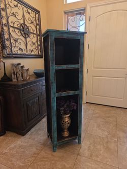 Rustic southwest style cabinet