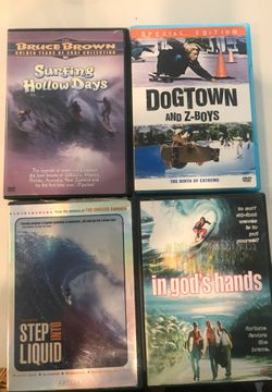 Surf and skate DVDs