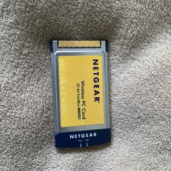 Vintage Netgear Wireless PC Card 32-bit CardBus MA521