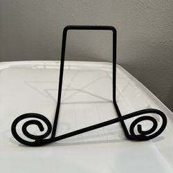 Black Scroll Stand/Easel