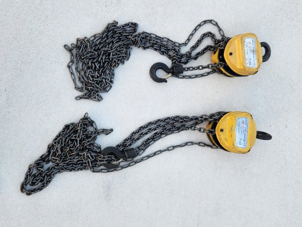 Two Half Ton Chain Falls for Sale in Brooksville, FL OfferUp