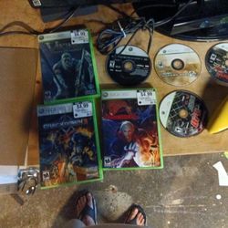 Xbox 360 Games, Controllers, And Head Sets