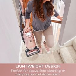 Kenmore BU4050 Intuition Bagged Upright Vacuum, liftup Cleaner with Hair Eliminator brushroll, pet Handi-Mate for Carpet, Hard Floor, Rose Gold