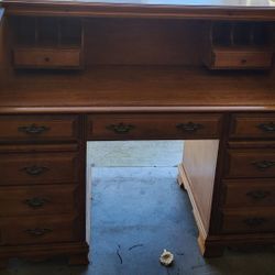 Antique Roll Top Desk