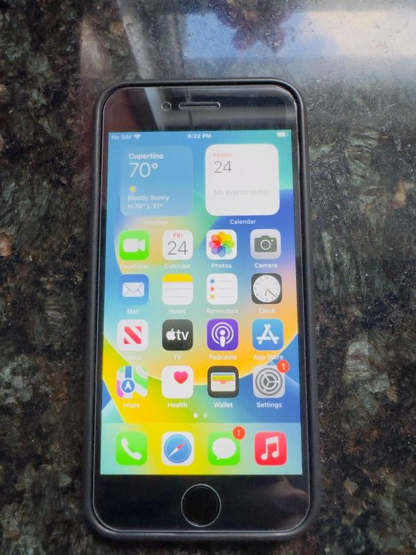 Iphone 8 Unlocked Black 64GB