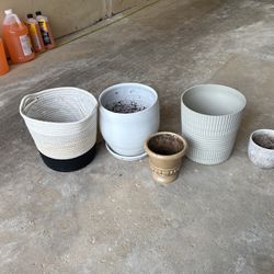 Various Plant Pots