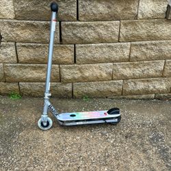 It is a electric scooter and it lights up