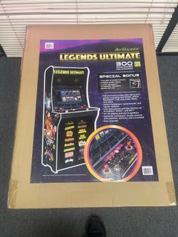 NEW Sealed Arcade Cabinet (300 Games) - AtGames Legends Ultimate Home Arcade Cabinet