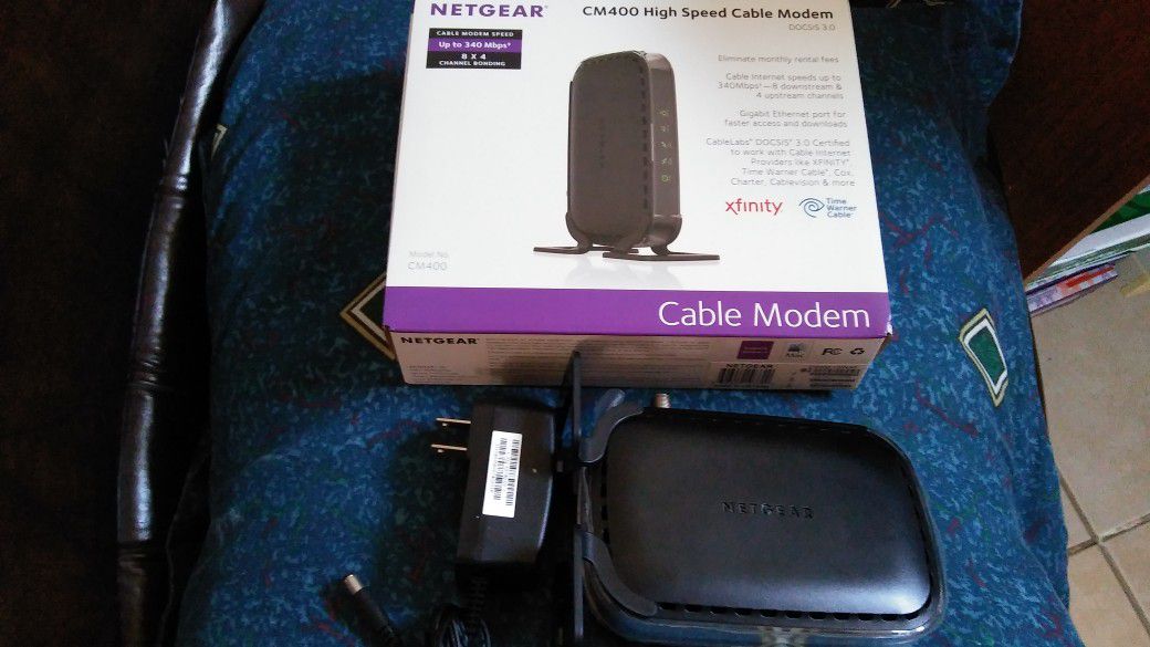 Netgear CM400 Internet cable modem (xfinity)