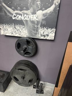 Rubber Weights Plates 230lbs