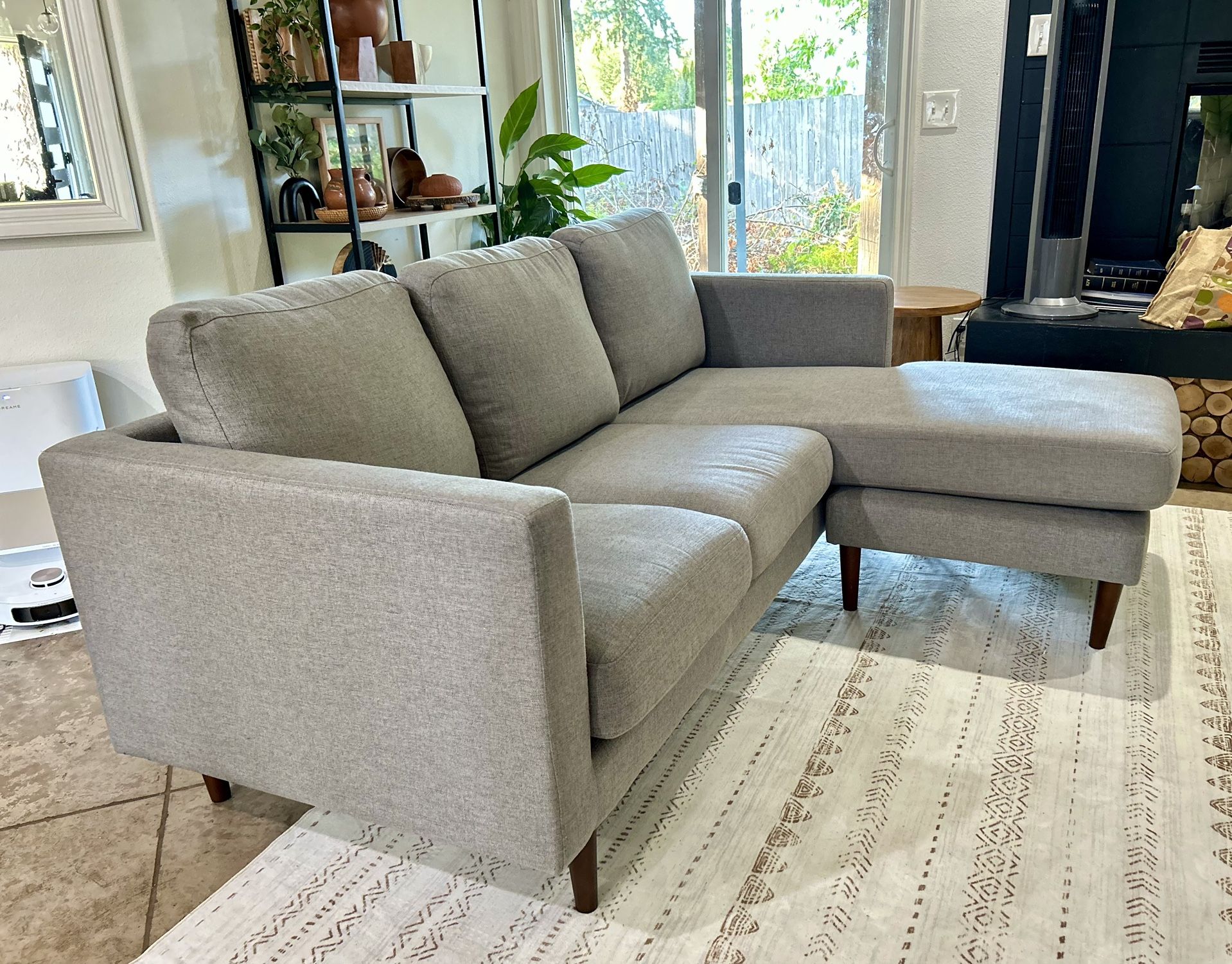 Modern Grey Sectional