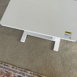 JIONJOY Hidden Wheels Adjustable Overbed Bedside Table for Versatile Use