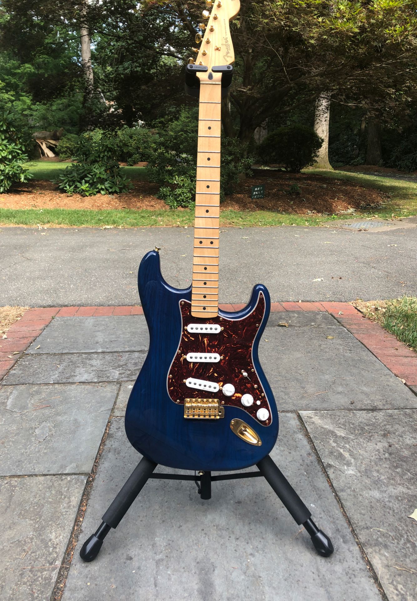 Fender Stratocaster Guitar (Noiseless pickups + Case)