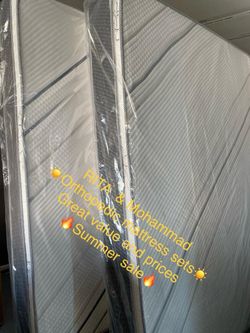 Brand new orthopedic mattress and box spring