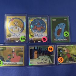 SpongeBob Topps Chrome Cards 2025