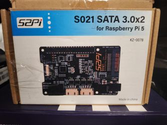 S021 SATA 3.0x2 for Raspberry Pi 5, with Active Cooler and 12V 6A Power Supply