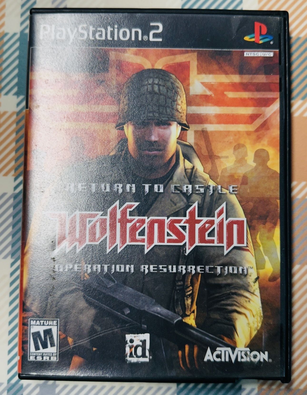 Return to Castle Wolfenstein Operation Resurrection Playstation 2 PS2 Tested