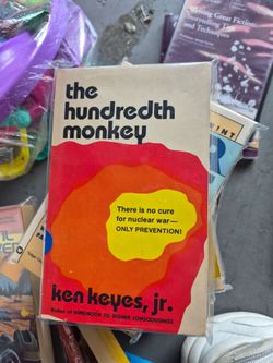 KEN keyes junior THE HUNDREDTH MONKEY PAPERBACK BOOK