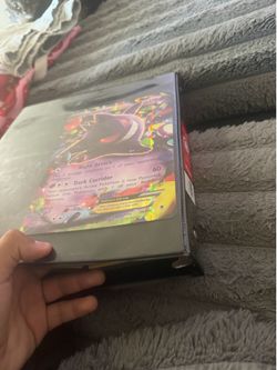 binder full of Pokémon cards